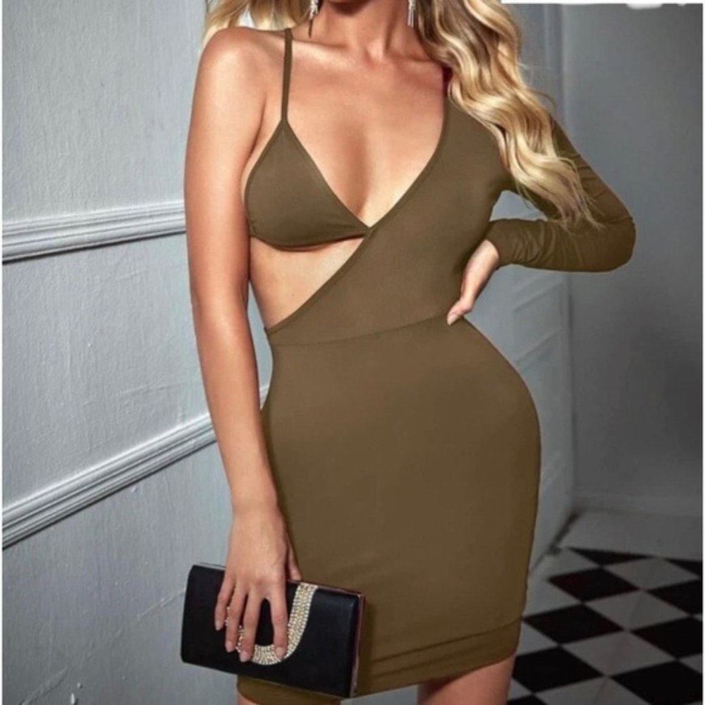 SHEIN NWOT one sleeve dress